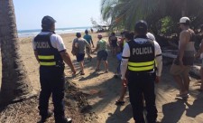 police at the beach