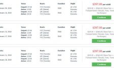 Canada Costa Rica Flight deals