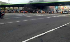 Car on Fire Costa Rica